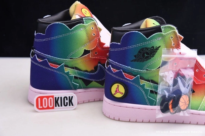 Official Maikesneakers J AIR 1 HIGH DC3481-900 BALVIN OG X JORDAN 0712